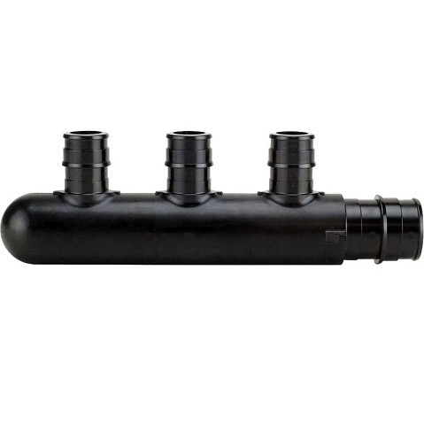 Коллектор PPSU для PEX труб 25х16х25 PN 10 OP под надвижную гильзу 3 выхода ONE PLUS купить в Воронеже | "Проконсим"