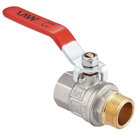 Краны латунные шаровые DN 15-50 PN 40 никелированные рычаг муфта-штуцер MVI BV.512 купить в Воронеже | "Проконсим" Краны латунные шаровые DN 15-50 PN 40 никелированные рычаг муфта-штуцер MVI BV.512 купить в Воронеже | "Проконсим"