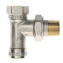 Клапан радиаторный настроечный DN 15-20 PN 10 угловой никелированный под шестигранник РИДАН купить в Воронеже | "Проконсим"