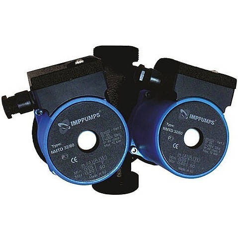 Насос циркуляционный с мокрым ротором NMTD PLUS 32/60-180 36Вт 1х220В сдвоенный с электронным упр. резьбовой PN10 110C IMP PUMPS купить в Воронеже | "Проконсим"