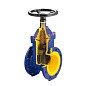 Задвижка чугунная DN 125 PN 16 с обрезиненным клином EPDM 70гр. Zetkama zGAT.111D125C57 купить в Воронеже | "Проконсим" (920300109)