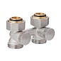 Узел нижнего подключения MVI TR.410.0505 DN 20 PN 10 прямой двухтрубный вентильного типа 20-3/4'' под евроконус, муфта купить в Воронеже | "Проконсим"