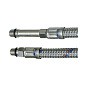 Гибкая подводка для смесителя с оплеткой из нержавеющей стали М10х1-G1/2 40см (2шт.) купить в Воронеже | "Проконсим"