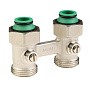 Узел нижнего подключения MVI TR.415.0505 DN 20 PN 10 прямой двухтрубный шаровой затвор 20-3/4'' под евроконус, муфта купить в Воронеже | "Проконсим"