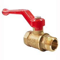 Краны латунные шаровые 11Б27фт1М DN 15-20 PN 25 рычаг муфта-штуцер Valfex Optima.215.LOR1 купить в Воронеже | "Проконсим"