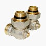 Узел нижнего подключения Vekotrim DN 15 PN 10 угловой двухтрубный 15-3/4'' с ниппелем, штуцер купить в Воронеже | "Проконсим"
