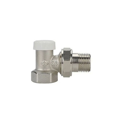 Клапан радиаторный VARMEGA VM10201 DN15 PN10 угловой настроечный G-1/2'' муфта-штуцер купить в Воронеже | "Проконсим"