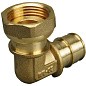 Угольник латунный для PEX труб 16-3/4'' PN 10 OP под надвижную гильзу с накидной гайкой ONE PLUS купить в Воронеже | "Проконсим"