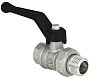 Кран латунный шаровой 11Б27фт1М DN 25 PN 40 никелированный рычаг-американка Valfex.223 DeltaPro купить в Воронеже | "Проконсим"