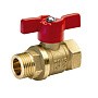 Краны латунные шаровые 11Б27п1 DN 15-25 PN 40 бабочка муфта-штуцер БАЗ Standart купить в Воронеже | "Проконсим"
