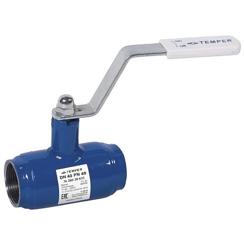 Краны стальные шаровые DN 40-50 PN 40 стандартнопроходные с внутренней резьбой Temper серия 280 купить в Воронеже | "Проконсим" Краны стальные шаровые DN 40-50 PN 40 стандартнопроходные с внутренней резьбой Temper серия 280 купить в Воронеже | "Проконсим"