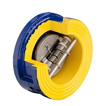 Клапаны обратные 2-створчатые DN 50-150 PN 16  чугунные створки межфланцевые Zetkama zCHE.407A купить в Воронеже | "Проконсим"