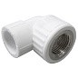 Угольник комбинированный ПП 20-1/2'' PN 25 с внутренней резьбой белый VALFEX  купить в Воронеже | "Проконсим"