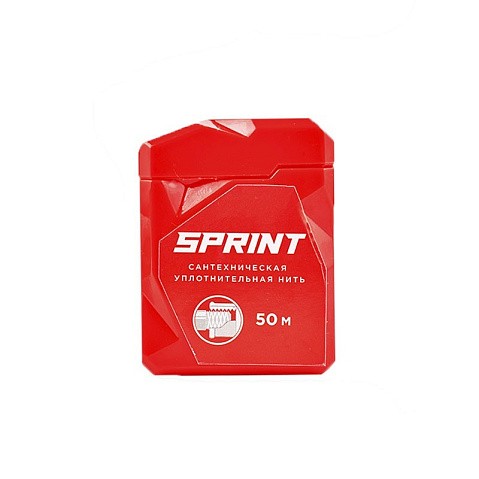 сантехническая нить для герметизации резьбы Sprint 50м в многоразовом боксе блистер купить в Воронеже | "Проконсим"