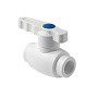 Кран шаровой ПП 20 PN 25 полный проход белый Pro Aqua PA40008 купить в Воронеже | "Проконсим"