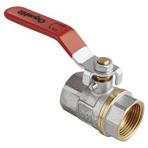 Краны латунные шаровые DN 15-50 PN 25 никелированные рычаг муфта-муфта MVI AquaHit BV.311.04 купить в Воронеже | "Проконсим"