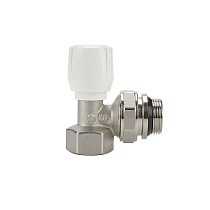 Вентили радиаторные ручные DN 20 PN 10 угловые 3/4'' с уплотнением муфта-штуцер VARMEGA купить в Воронеже | "Проконсим"
