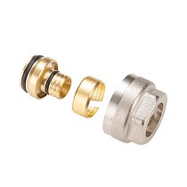 Евроконус обжимной DN 16-20 PN 10 для PEX и МП-труб c накидной гайкой MVI купить в Воронеже | "Проконсим"
