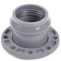 Патрубки НПВХ раструбные SDR26 DN 90-315 PN 10 с металлическим фланецем Хемкор купить в Воронеже | "Проконсим"