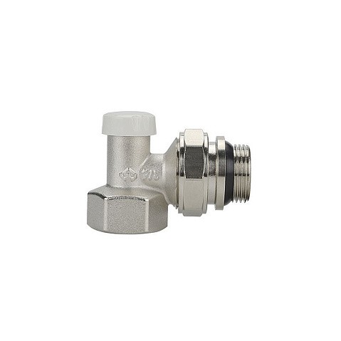 Клапан радиаторный VARMEGA VM10213 DN20 PN10 угловой настроечный G-3/4'' с уплотнением муфта-штуцер купить в Воронеже | "Проконсим"
