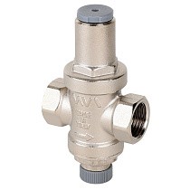 Регулятор давления латунный MVI SE.455.04 DN 15 PN 16 под манометр 1/4 поршневой Рнастр=3 бар никелированный муфта-муфта купить в Воронеже | "Проконсим"