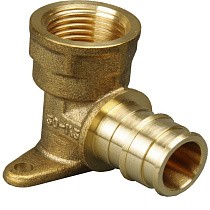Угольники латунные для PEX труб DN 16-20 PN 10 под надвижную гильзу OP с внутренней резьбой ONE PLUS купить в Воронеже | "Проконсим"