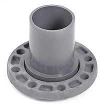 Патрубки НПВХ гладкие SDR26 DN 90-315 PN 10 с металлическим фланецем Хемкор купить в Воронеже | "Проконсим"