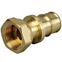 Муфты латунные для PEX труб DN 16-50 PN 10 под надвижную гильзу OP с накидной гайкой ONE PLUS купить в Воронеже | "Проконсим"