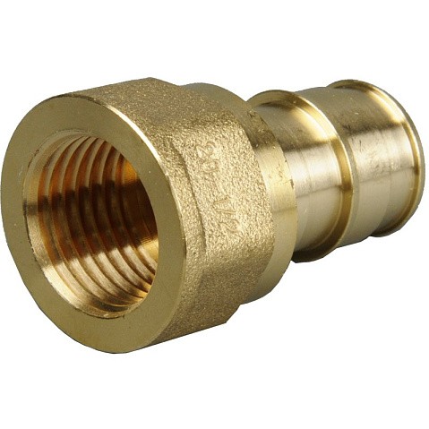 Муфта латунная для PEX труб 40-1 1/4'' PN 10 OP под надвижную гильзу с внутренней резьбой ONE PLUS купить в Воронеже | "Проконсим"