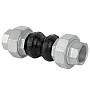 Компенсатор EPDM с оцинкованными чугунными резьбовыми патрубками DN 15 PN 16 Рашворк 505-015-16 купить в Воронеже | "Проконсим"