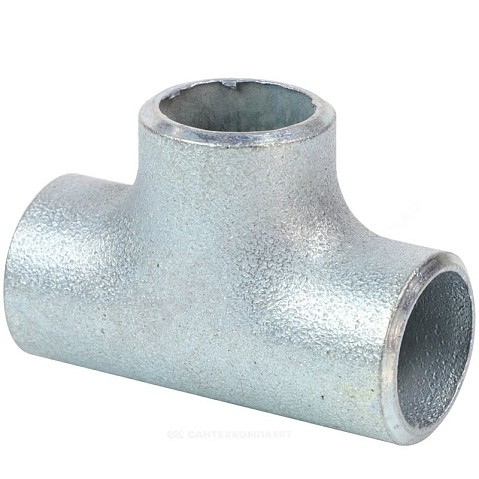 Тройник стальной Дн 219,1х6,3-139,7х4,0 (DN 200-125) переходной оцинкованный 1 исполнение ГОСТ 17376-2001 купить в Воронеже | "Проконсим"
