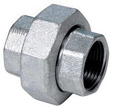 Американки чугунные DN 15-25 PN 16 оцинкованные прямые муфта-муфта купить в Воронеже | "Проконсим"