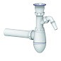 Сифон для мойки Unicorn В310V, 40х40 прямой отвод, 1 1/2'' х40 чаша из нержавеющей стали с отводом для стиральной машины купить в Воронеже | "Проконсим"