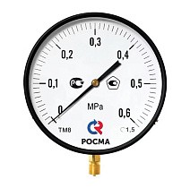 Манометры ТМ-810Р.00 котловый, 250мм, M20x1,5, радиальные РСМ купить в Воронеже | "Проконсим"