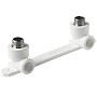 Угольник установочный двойной ПП 20-1/2'' PN 25 с наружной резьбой белый Pro Aqua PA280108P купить в Воронеже | "Проконсим"
