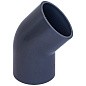 Отвод НПВХ 45гр. DN 160 PN 16 напорный клеевой черный Aquaviva ELW16045 купить в Воронеже | "Проконсим"