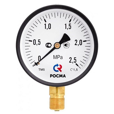 Манометр общетехнический Росма ТМ-510Р.00, до 6МПа M20x1,5, 100мм, радиальное присоединение, класс точности 1.0 купить в Воронеже | "Проконсим" Манометр общетехнический Росма ТМ-510Р.00, до 6МПа M20x1,5, 100мм, радиальное присоединение, класс точности 1.0 купить в Воронеже | "Проконсим"
