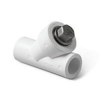 Фильтры сетчатые ПП 45гр. DN 20-40 PN 25 муфта-муфта белые Pro Aqua купить в Воронеже | "Проконсим"