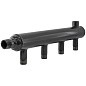 Коллектор распределительный стальной DN 50 PN 16 вход 40-20 12 выходов НР 3/4'' выход под кран Маевского, универсальный PLP купить в Воронеже | "Проконсим"