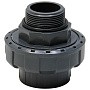 Муфта разборная НПВХ DN 32-1" PN 16 клеевая с наружной резьбой черная Aquaviva BMG32100 купить в Воронеже | "Проконсим"