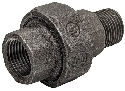 Американки чугунные DN 15-25 PN 16 муфта-штуцер с конусным уплотнением Fittex Plus купить в Воронеже | "Проконсим"