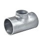 Тройник стальной Дн 133х4-108х4 (DN 125х100) переходной оцинкованный 2 исполнение ГОСТ 17376-2001 купить в Воронеже | "Проконсим"