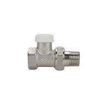Клапан радиат. настроечный DN 15x20 PN 10 прямые евроконус 1/2х3/4'' под шестигранник c наружной резьбой VARMEGA купить в Воронеже | "Проконсим"