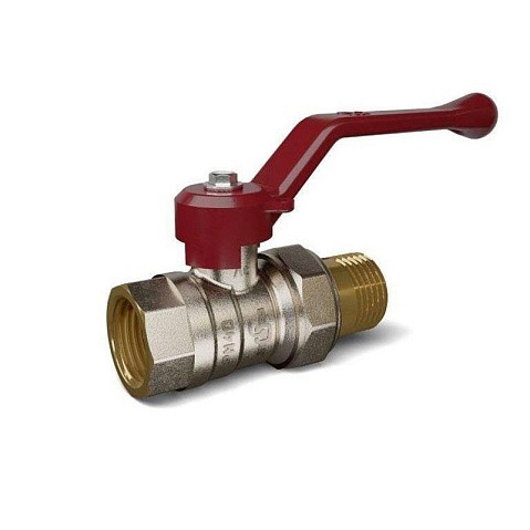 Краны латунные шаровые DN 15-32 PN 25-40 никелированные рычаг американка Temper серия 88 ГОСТ Р 59553 купить в Воронеже | "Проконсим"