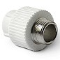 Муфта комбинированная ПП 20-3/4'' PN 25 с наружной резьбой белая Pro Aqua PA23010P купить в Воронеже | "Проконсим"