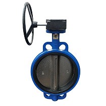 Затворы поворотные дисковые DN 150-600 PN 10-16 межфланцевые с редуктором купить в Воронеже | "Проконсим"