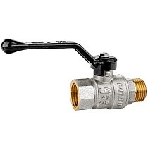 Краны латунные шаровые DN 15-50 PN 25-40 никелированные рычаг муфта-штуцер LD Pride 47.303 купить в Воронеже | "Проконсим"
