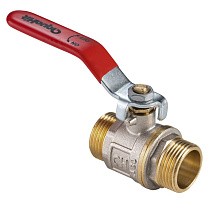 Краны латунные шаровые DN 15-25 PN 25 никелированные рычаг штуцер-штуцер MVI AquaHit BV.316.04 купить в Воронеже | "Проконсим"