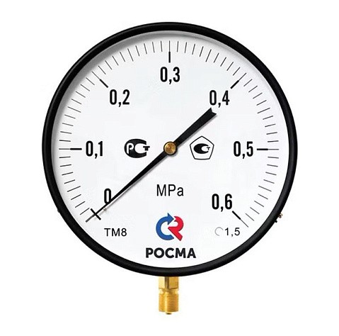 Манометры ТМ-810Р.00 котловый, 250мм, M20x1,5, радиальные РСМ купить в Воронеже | "Проконсим" Манометры ТМ-810Р.00 котловый, 250мм, M20x1,5, радиальные РСМ купить в Воронеже | "Проконсим"