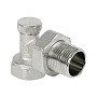 Клапан для радиаторов VALFEX VF.019.N.04, PN-10, угловой, настроечный G-1/2" ВР-НР купить в Воронеже | "Проконсим"